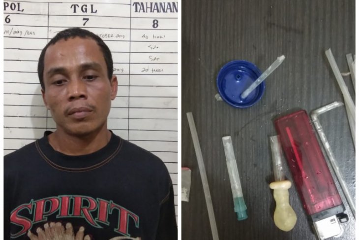 Operasi Antik Toba 2019, Polisi Binjai Utara tangkap pemilik narkotika