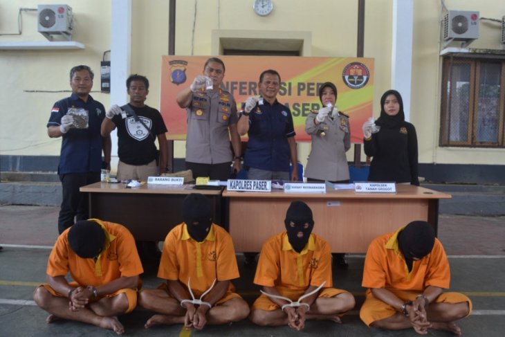 Polres Paser Amankan Empat Tersangka Narkoba
