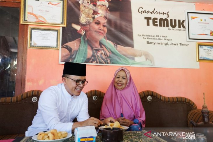 Sebelum Festival Gandrung Sewu, Bupati Anas temui maestro tari Gandrung