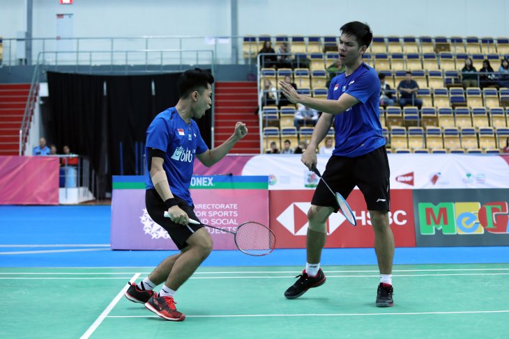 Ganda putra Indonesia juara WCJ