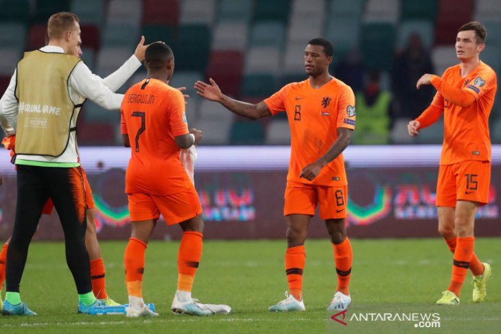 Kualifikasi Piala Eropa 2020: Belanda pesta gol di laga penutup