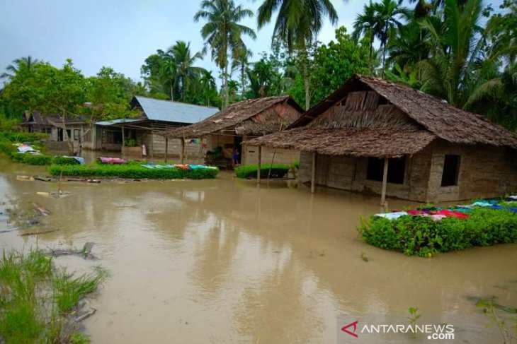 Ratusan rumah di Nias terendam banjir