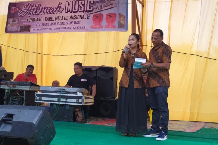 Anggota DPRD Langkat Sri Bana syukuran