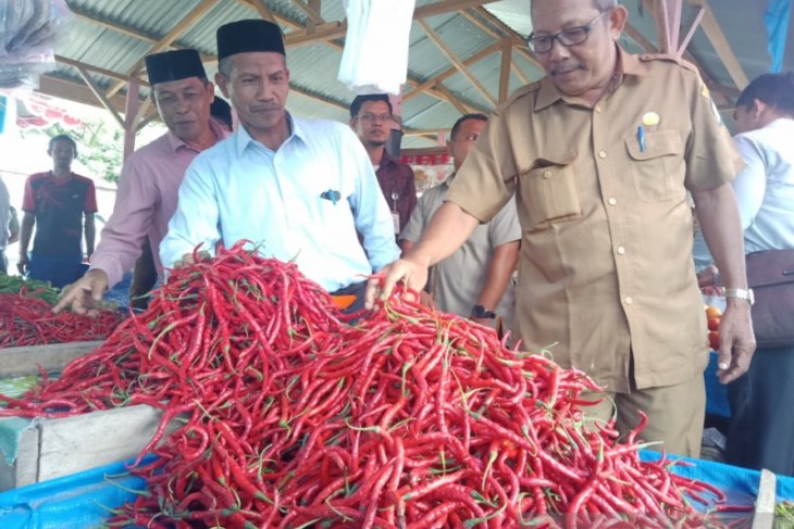 Sejumlah harga kebutuhan pokok mengalami kenaikan di Aceh Barat