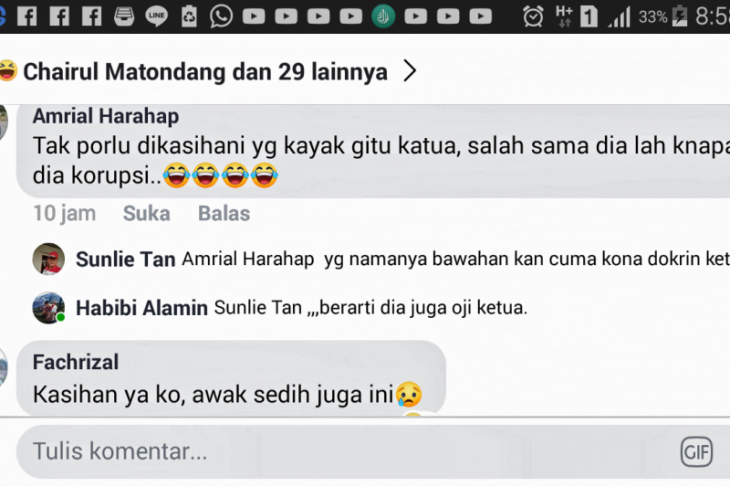 Kadis PU Medan kena OTT, warga Labura tanggapi beragam