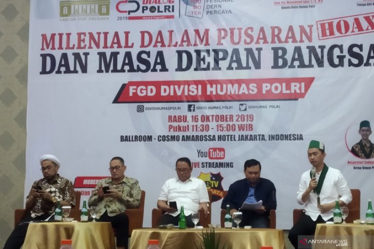 Polri minta dukungan semua pihak atasi bahaya penyebaran hoaks