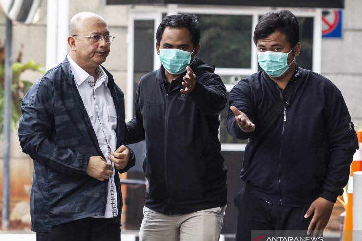 Wali Kota Medan Dzulmi Eldin tiba di Gedung KPK