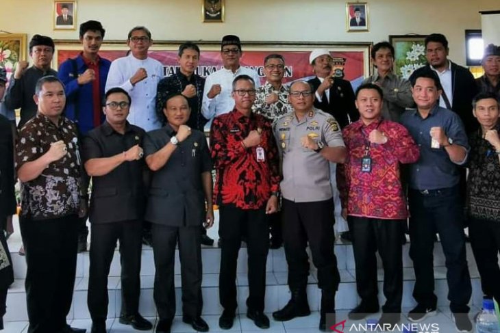 Polres Gianyar adakan tatap muka kebangsaan jelang pelantikan presiden