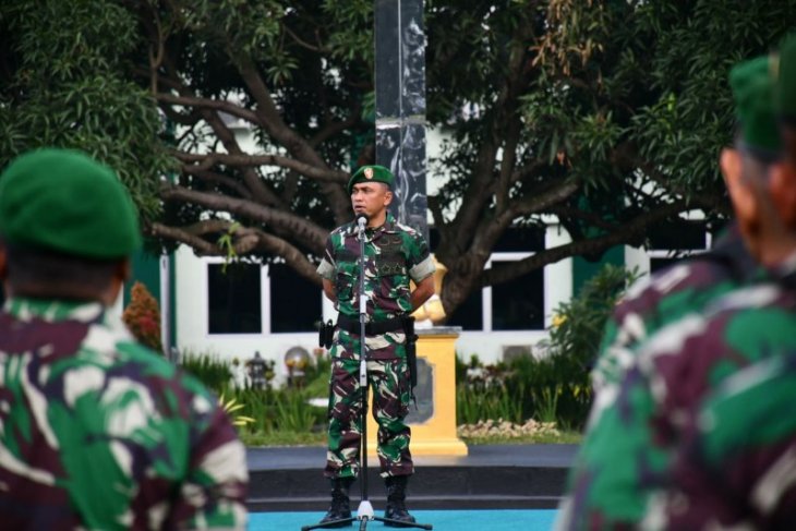Jelang pelantikan presiden prajurit Kodam I/BB apel siaga