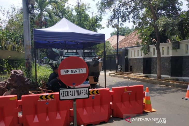 Jalan akses masuk rumah Ma'ruf Amin ditutup untuk umum