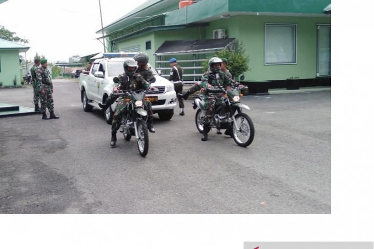 Jelang pelantikan presiden, Kodim 0414/Belitung gelar patroli teritorial