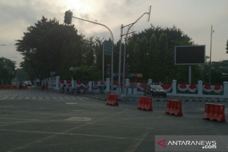 Ruas jalan seputar Istana ditutup dan dialihkan jelang pelantikan Presiden