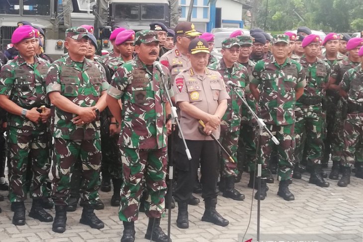 Panglima TNI bersama Kapolri pantau kesiapan pengamanan pelantikan presiden
