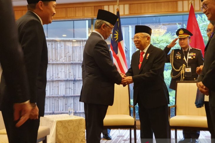 Wapres Ma'ruf Amin dan Raja Malaysia bahas upaya perangi radikalisme