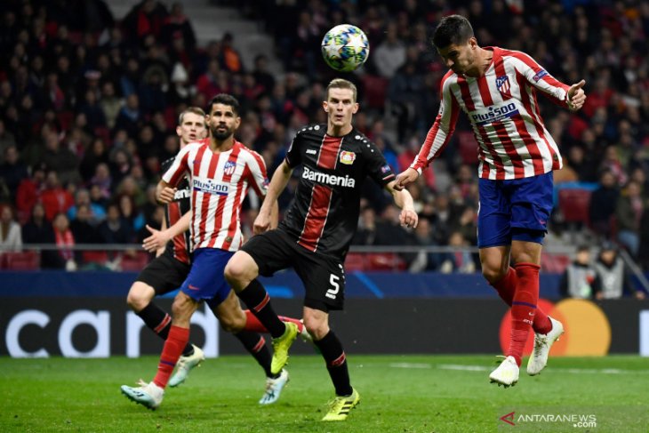 Liga Champions, gol Morata bawa Atletico semakin dekati 16 besar