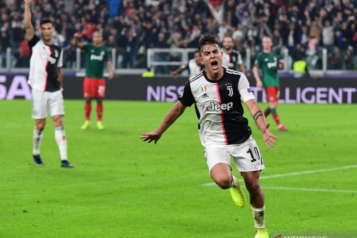 Juventus menang 2-1 atas Lokomotiv berkat dua gol Dybala