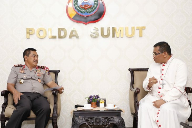 Kapolda Sumut berharap Keuskupan Agung Medan ikut dukung Kamtibmas