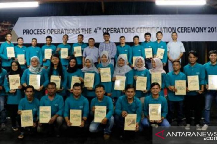 Tingkatkan kapabilitas karyawan lokal, Tambang Emas Martabe gelar penganugerahan sertifikasi keahlian ke-4
