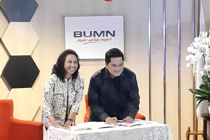 Usai dilantik, Menteri BUMN Erick Thohir gelar rapat internal