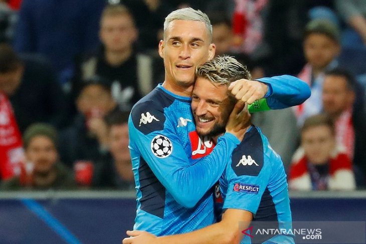 Liga Champions - Usai atasi Salzburg, Napoli jaga puncak Grup E