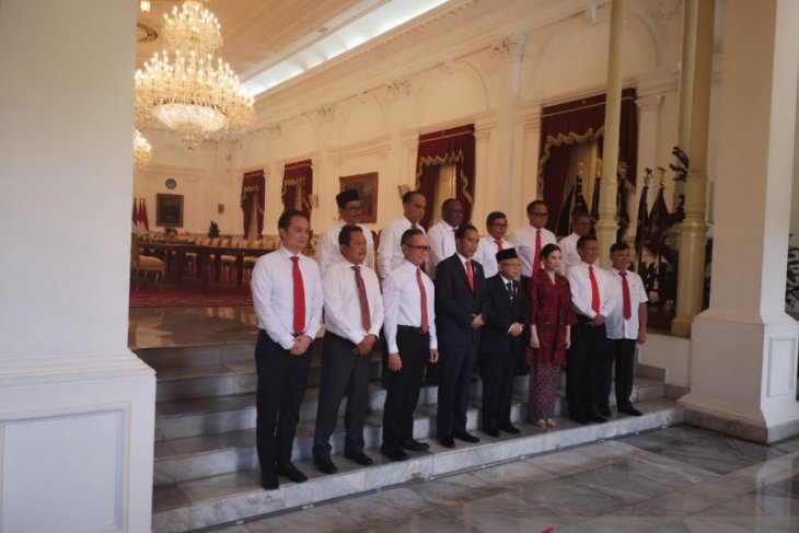 Presiden Jokowi melantik 12 Wamen Kabinet Indonesia Maju