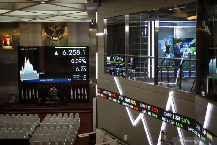 IHSG Kamis dibuka melemah 4,97 poin