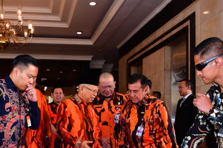Ma'ruf Amin diangkat sebagai anggota kehormatan ormas PP