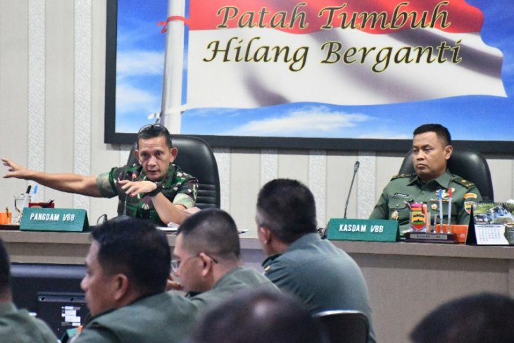 Panglima Kodam: Rapat evaluasi program kerja bukan seremonial