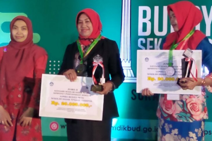 SDN 031 Tanah Grogot Juara II Nasional Pengelolaan Perpustakaan