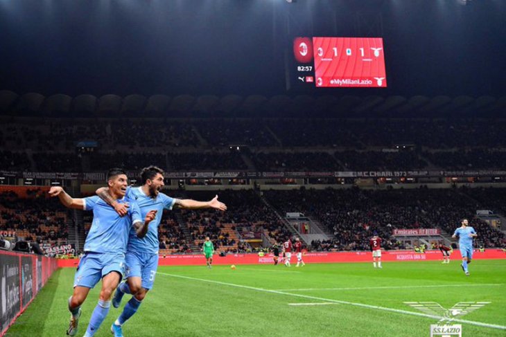 Liga Italia, Lazio akhiri puasa kemenangan 30 tahun di kandang Milan