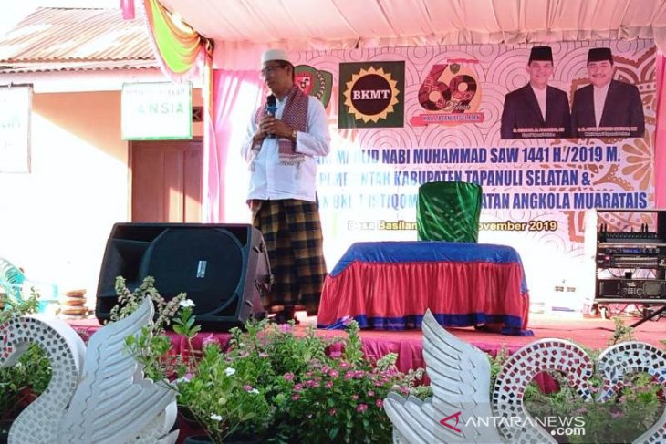 Angkola Muara Tais tuan rumah safari Maulid Nabi Muhammad SAW