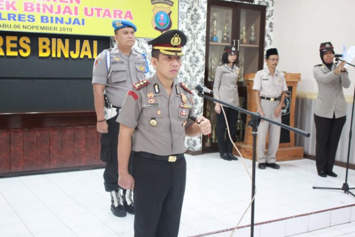 Kapolres pimpin sertijab pejabat utama di Polres Binjai