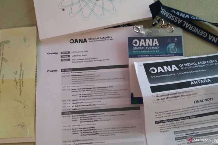 S Korea's president scheduled to meet OANA's chief editors on Thursday