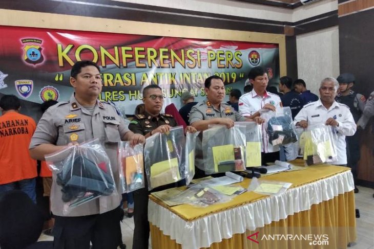 Polres HSS ungkap 12 laporan kasus narkoba dengan 18 tersangka