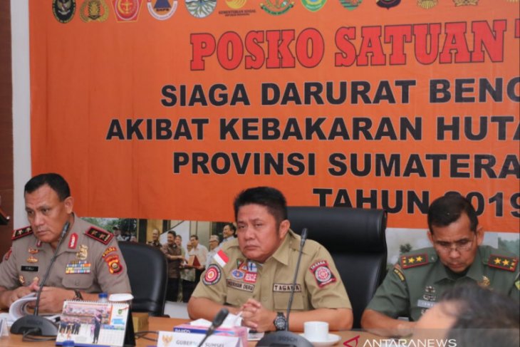 Satgas gabungan evaluasi penanggulangan karhutla Sumsel selama 2019