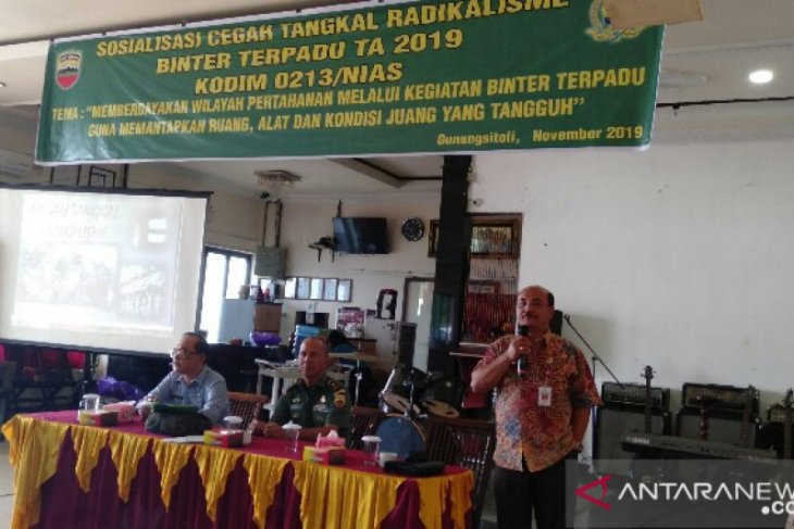 Kodim 0213/Nias sosialisasi cegah dan tangkal radikalisme