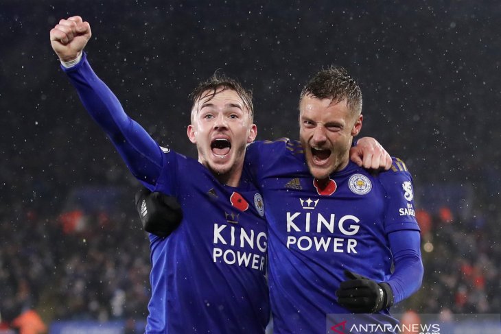 Bungkam Arsenal, Leicester rebut posisi kedua klasemen Liga Inggris