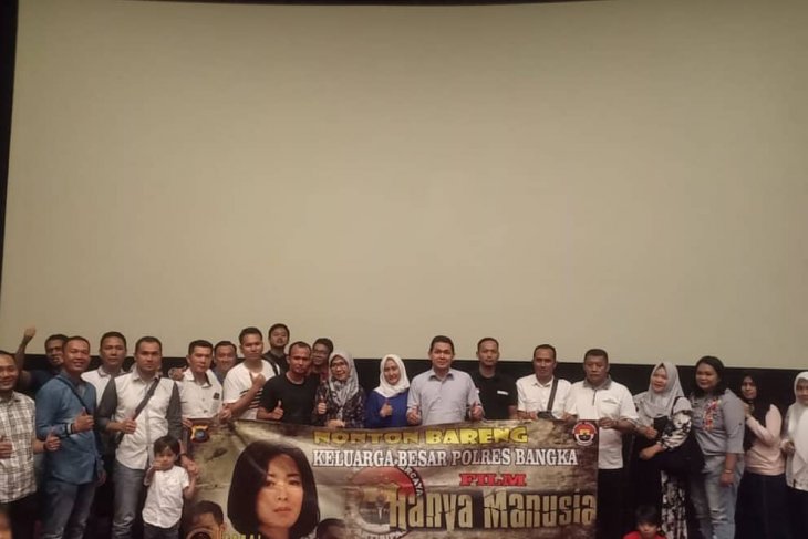 Kapolres Bangka gelar nonton bareng kisah Annisa