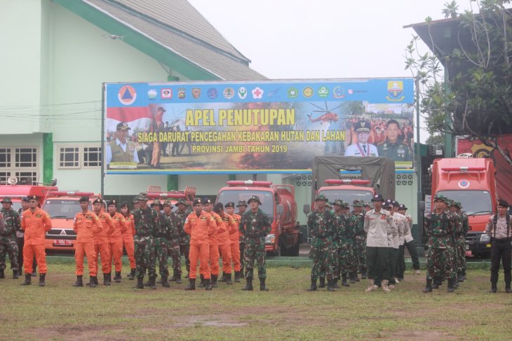 Status siaga darurat karhutla Jambi berakhir