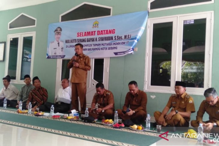 Walikota Serang tinjau proyek pembangunan jalan TMI