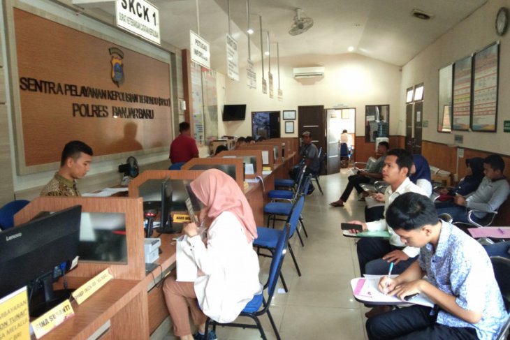 Penjagaan di Mapolres Banjarbaru ditingkatkan