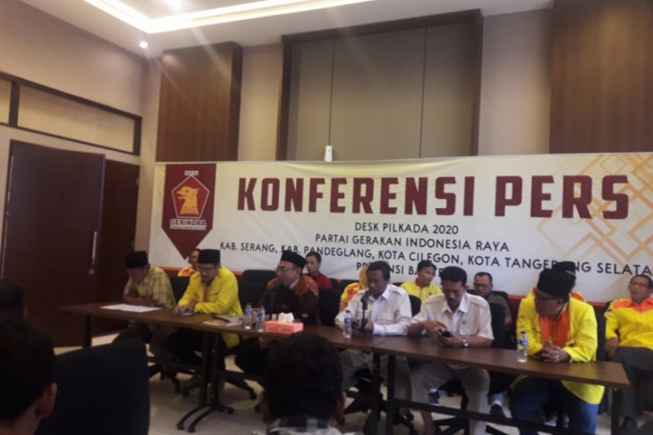 Sejumlah bakal calon kepala daerah serahkan formulir ke Gerindra Banten