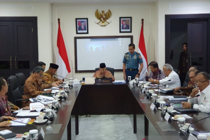Wapres Ma'ruf pimpin rapat rekonstruksi Palu dan Lombok