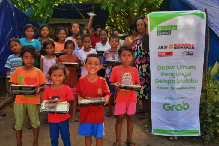 Grab Indonesia-ACT bantu ribuan penyintas gempa Maluku
