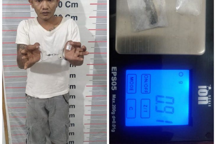 Hendak bertransaksi sabu-sabu, buruh bangunan ini ditangkap polisi di Langkat