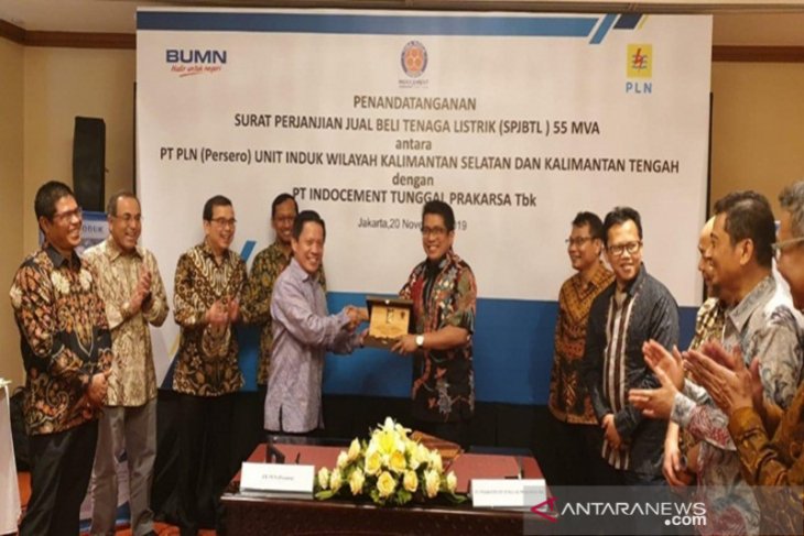 PLN Tandatangani SPJBTL dengan pelanggan tegangan tinggi pertama di Kalselteng Indocement