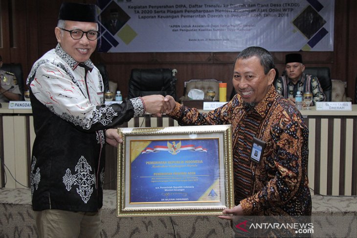 Aceh dan seluruh kabupaten/kotanya raih WTP 2018