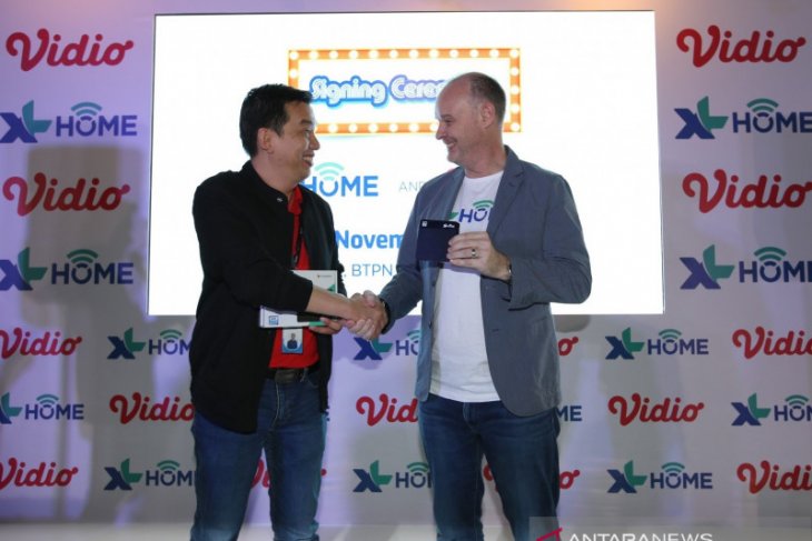 XL Axiata gandeng Vidio perkaya konten