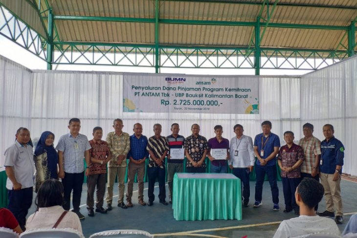 Antam kembali salurkan dana pinjaman bergulir sebesar Rp2,7 miliar