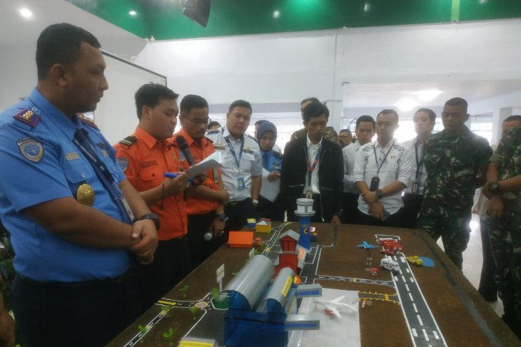 Angkasa Pura II gelar latihan penanggulangan keadaan darurat di Bandara Jambi